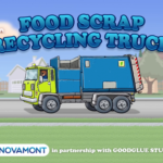 Italská společnost Novamont vytvořila mobilní hru pro děti, která je učí o recyklaci potravinového odpadu a kompostování
