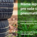 Objem odevzdaných pneumatik ve sběrných dvorech neustále roste, loni jich Pražané přivezli přes 600 tun